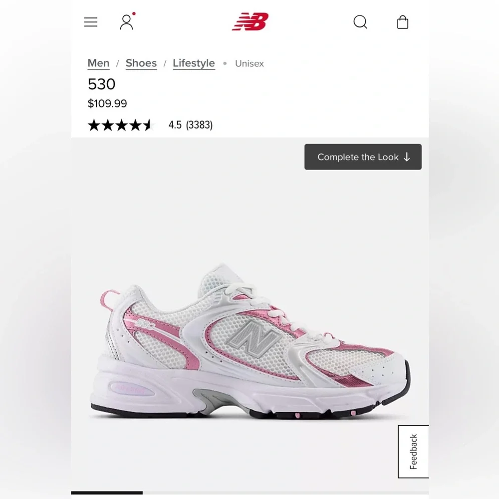 New Balance 530 White Pink US Men’s Size 8,5/ Women’s 10 MR530PK - Picture 9 of 9